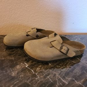 Birkenstock Leather Slides Clogs Mules